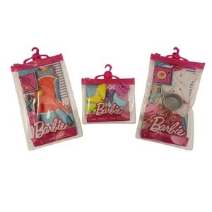 Mattel BARBIE Vibrant Fashion Outfit Sets Shoes Chef Tennis Clothing
